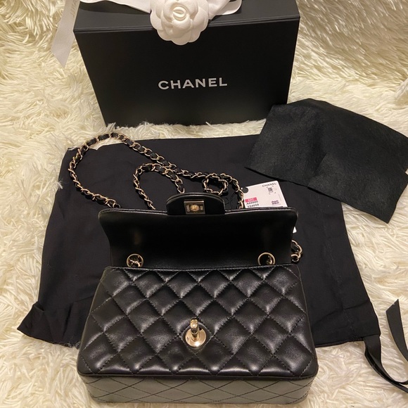 Chanel Mini Flap Bag (Free Dior Lip Glow) - Picture 13 of 17